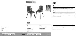 Manual de uso Livarno IAN 355562 Silla