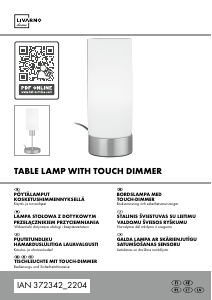 Bruksanvisning Livarno IAN 372342 Lampa