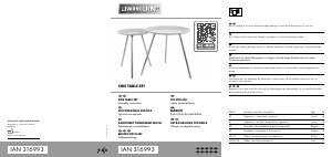 Priručnik Livarno IAN 316993 Stolić