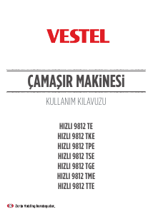 Kullanım kılavuzu Vestel Hizli 9812 TPE Çamaşır makinesi