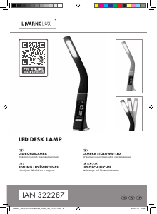 Bruksanvisning LivarnoLux IAN 322287 Lampa