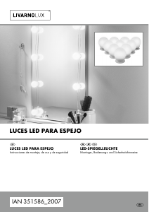 Manual de uso LivarnoLux IAN 351586 Lámpara