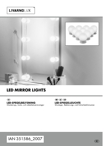 Bruksanvisning LivarnoLux IAN 351586 Lampa