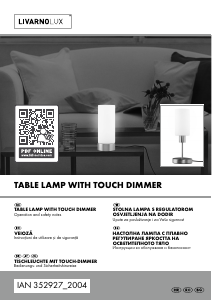 Manual LivarnoLux IAN 352927 Lampă
