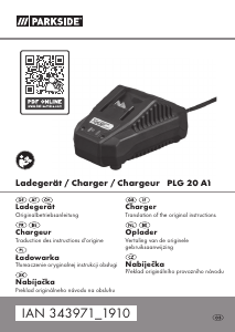 Mode d’emploi Parkside IAN 343971 Chargeur de batterie