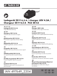 Brugsanvisning Parkside IAN 497649 Batterioplader