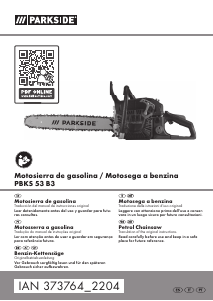 Manual Parkside IAN 373764 Motosserra