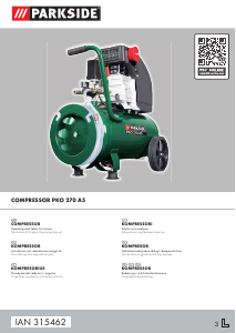 Bruksanvisning Parkside IAN 315462 Kompressor