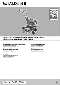 Manual Parkside IAN 415639 Cultivador