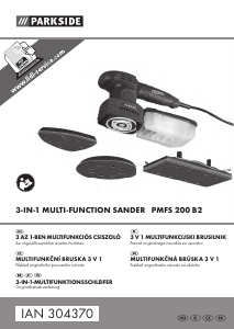 Priročnik Parkside IAN 304370 Delta brusilnik