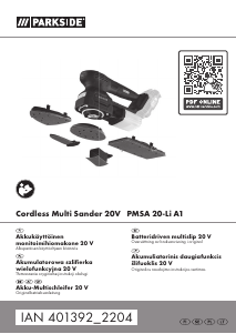 Bruksanvisning Parkside IAN 401392 Deltaslip