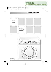 Handleiding Tricity Bendix AW 1002 W Wasmachine