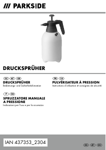 Manuale Parkside IAN 437353 Spruzzatore da giardino