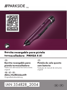 Manual de uso Parkside IAN 354828 Pistola para pegar