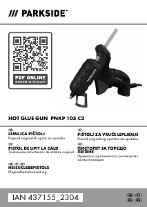 Manual Parkside IAN 437155 Pistol de lipit