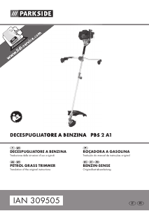 Manual Parkside IAN 309505 Aparador de relva