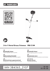 Manual Parkside IAN 384563 Trimmer de gazon