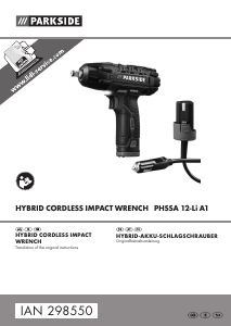 Manual Parkside IAN 298550 Impact Wrench