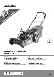 Manuál Parkside IAN 311402 Travní sekačka