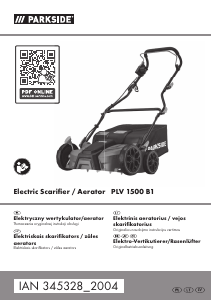 Vadovas Parkside IAN 345328 Vejos skarifikatorius