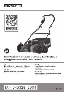 Manual de uso Parkside IAN 345328 Escarificador