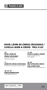 Manuale Parkside IAN 322432 Livella laser