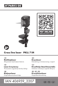 Käyttöohje Parkside IAN 406959 Linjalaser
