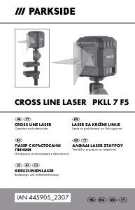Priručnik Parkside IAN 445905 Linijski laser