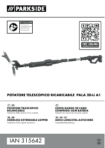 Manuale Parkside IAN 315642 Troncarami