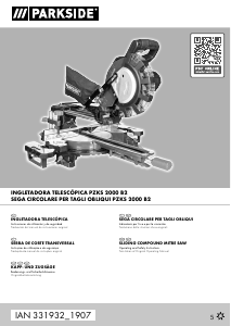 Manual de uso Parkside IAN 331932 Sierra de inglete