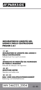 Manual Parkside IAN 346225 Medidor de umidade