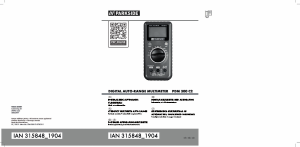 Vadovas Parkside IAN 315848 Multimetras