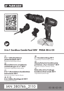 Rokasgrāmata Parkside IAN 380746 Daudzfunkciju instruments