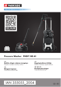 Rokasgrāmata Parkside IAN 355055 Augstspiediena mazgātājs