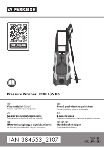 Manual Parkside IAN 384553 Curatitor presiune