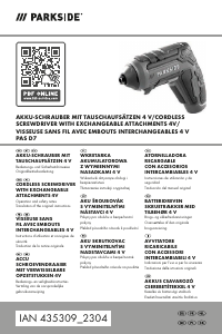 Brugsanvisning Parkside IAN 435309 Skruetrækker