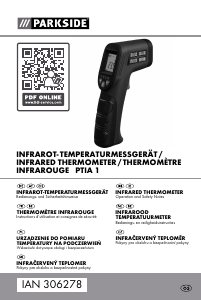 Instrukcja Parkside IAN 306278 Termometr