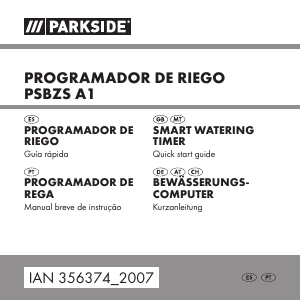 Manual de uso Parkside IAN 356374 Contador de agua
