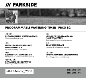 Manual Parkside IAN 446637 Programator pentru udat