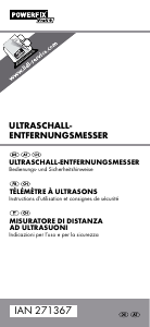 Mode d’emploi Powerfix IAN 271367 Mètre de distance au laser