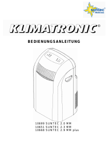 Bedienungsanleitung Suntec Klimatronic 10699 SUNTEC 2.0MM Klimagerät
