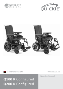 Bedienungsanleitung Quickie Q100 R Elektrorollstuhl