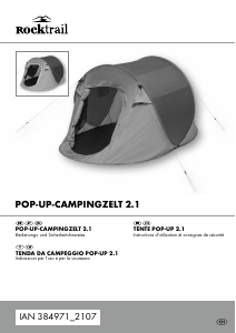 Manuale Rocktrail IAN 384971 Tenda