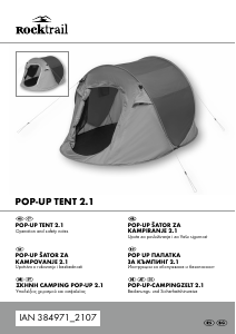 Εγχειρίδιο Rocktrail IAN 384971 Σκηνή