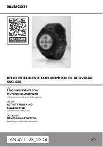 Manual SilverCrest IAN 421128 Activity Tracker