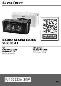 Manual SilverCrest IAN 353236 Radio cu ceas