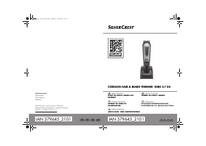 Manual SilverCrest IAN 379645 Trimmer de barba
