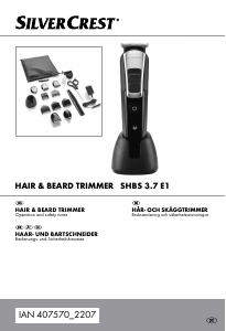 Bruksanvisning SilverCrest IAN 407570 Skäggtrimmer
