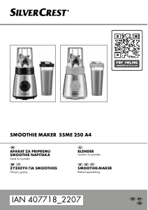 Priručnik SilverCrest IAN 407718 Blender