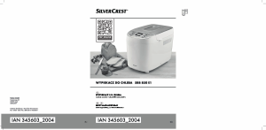 Instrukcja SilverCrest IAN 345603 Automat do chleba
